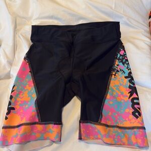 Smashfest Queen Colorful Triathlon & Cycling Shorts - Never Worn